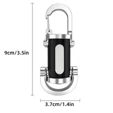 Mini lanterna recarregável com 6 modo impermeável portátil ultra-alto brilho ao ar livre Camping tocha