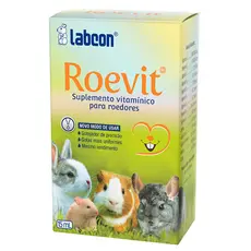 Suplemento Vitamínico Para Roedores Roevit Hamster Gerbil Coelho Chinchila Porquinho da India Labcon