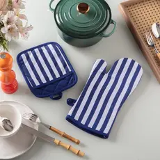 Kit Luva e Pegador De Panelas Térmico Estampado Jolitex