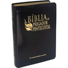 Bíblia do Pregador Pentecostal Média | ARC | Capa Luxo Preta