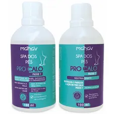 Kit Pro Calo - Amolecedor De Calos E Cutículas + Neutralizante Mahav - Spa Dos Pés