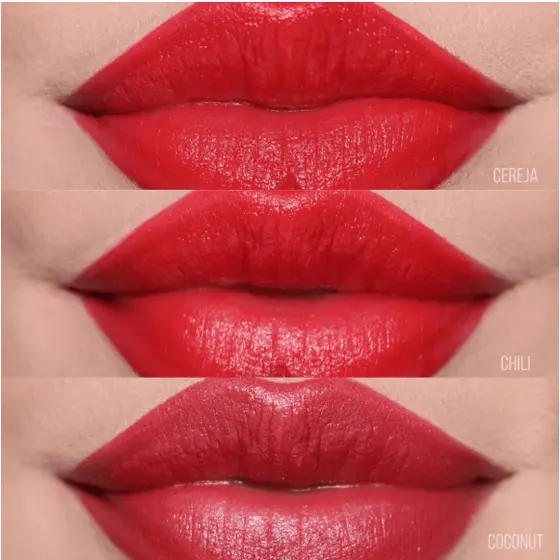 Miss Lary - Batom Classic - Tons Vermelhos - Semi-Matte