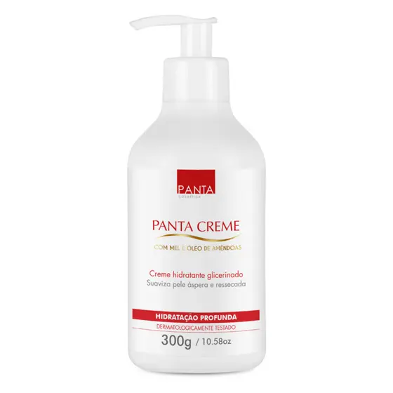 Panta Creme Hidratante Corporal 300g Pele Seca e Ressecada