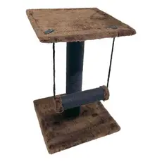 Brinquedo Arranhador Plataforma Com Balanço Para Gatos