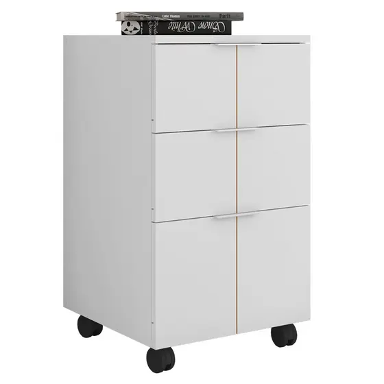 Gaveteiro Para Escritorio Organizador Branco Cubic - Caemmun