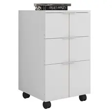 Gaveteiro Para Escritorio Organizador Branco Cubic - Caemmun