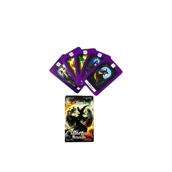 Tarô das Bruxas 22 Cartas e Manual Lançamento