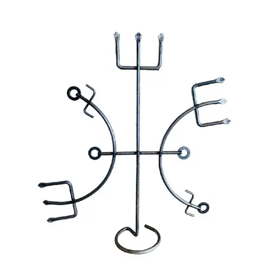 Ferramenta Para Assentamento 35cm Ferro Exu Lodo