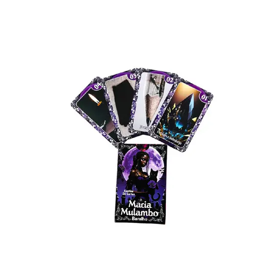Baralho Pomba Gira Maria Mulambo 36 cartas Com Manual Lançamento
