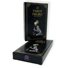 Baralho Tarot Negro 22 Cartas Promoção