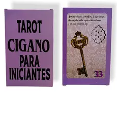 Baralho Tarô Cigano com 36 Cartas P/ Iniciantes Aprenda A Jogar na Promoção