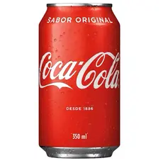 Refrigerante Coca Cola Original e Sem Açúcar Lata 350ml