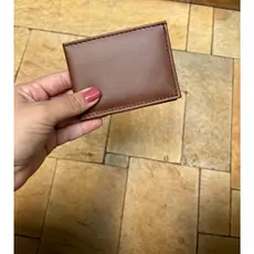 Carteira Masculina Mini Slim Porta Cartão Pequena E Compacta Em Couro Sintetico