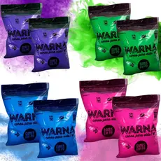 2 Tinta Em Pó Colorido Azul, Rosa, Roxo, Verde, Holi Party 200G, Pó para Chá de Revelação - Biodegradável e Não Tóxico
