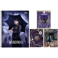 Caderno Wandinha Universitário 1 Matária - Tilibra