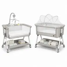 Berço Portátil Moises acopla na cama SleepGuard Cobed Ragaluma com modo Balanço e Moblie Musical