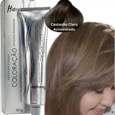 Tinta de Cabelo Castanho Claro Acinzentado N 5.1 / 5.0 | Fórmula Hidratante Mairibel