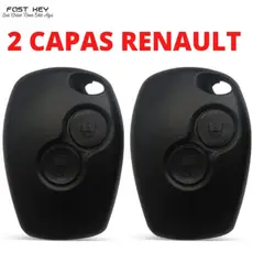 2 Capas Chave Telecomando Alarme Renault Logan Sandero Duster