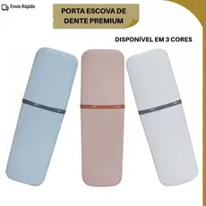 Estojo Porta Escova de Dente Portátil Ideal para Banheiro e Viagem Premium