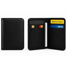 Kit 50 Carteiras Porta Cartões Para Revenda Slim CNH Cartões Compacta Brindes