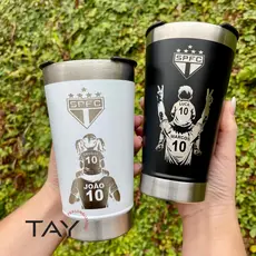 Copo Térmico  Personalizado Pai e Filho / Torcedores de Times 473ML Tampa
