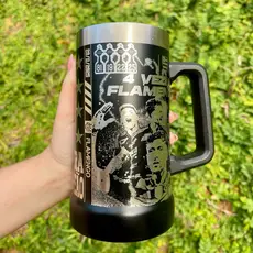Caneca  de Chopp TETRA Exclusiva 710ml 360º em Aço Inox Térmica – Gravação a Laser