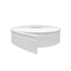 Rodapé De Eva Autocolante Branco 10cm Rp16 6m - Outlet