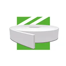 Rodapé Moldura Flexível Autocolante 7cm modelo RP43 Liso sem Friso | Envios FULL