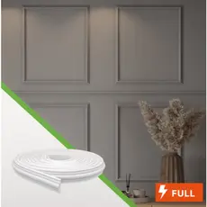 Boiserie de EVA Roda Meio Autocolante 3,8cm de altura | Envio FULL