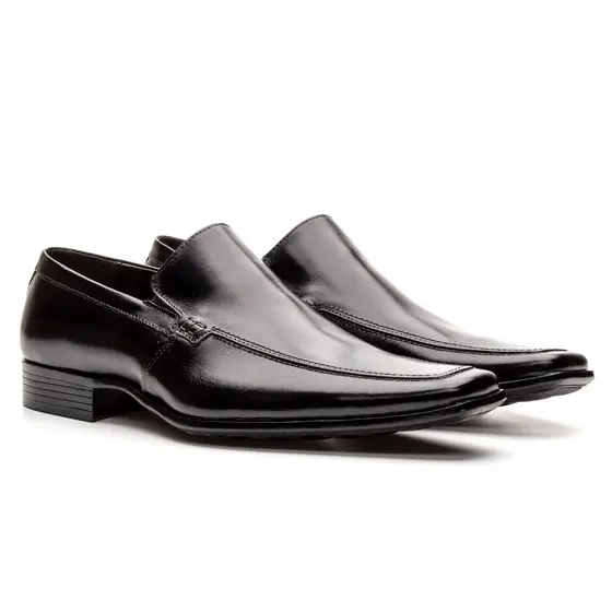 Sapato Social Masculino Em Couro Legítimo Mocassim Estilo Italiano Clássico Loafer Bigioni