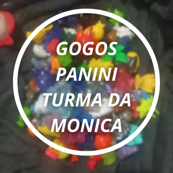 Brinquedos Miniatura Gogos Panini Turma da Mônica