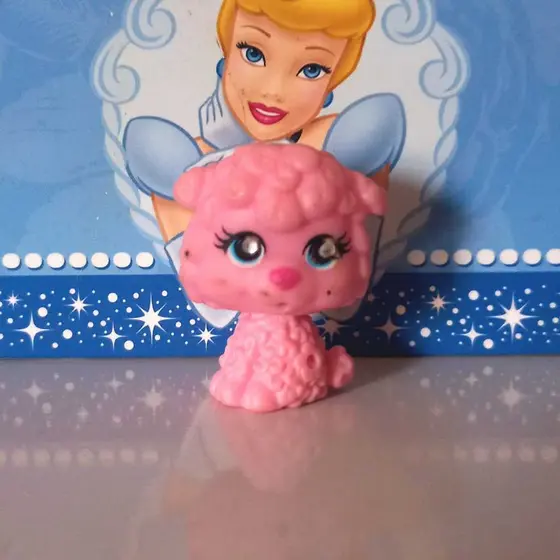 Brinquedo Boneco Polly Pet Bebê Ovelha Rosa Filhote 112