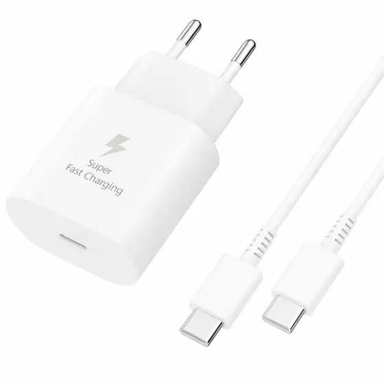 Carregador Turbo 30W Para Samsung Galaxy A15 A35 A55 A73 A16 A33 A06 A34 Tipo C Carregamento Rápido