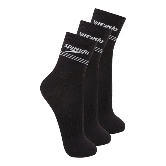Kit com 3 Pares de Meias Esportiva Cano Médio Speedo 8030