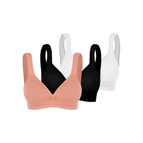 Kit com 3 Top sem Aro com Bojo Trifil 3294 Colorido