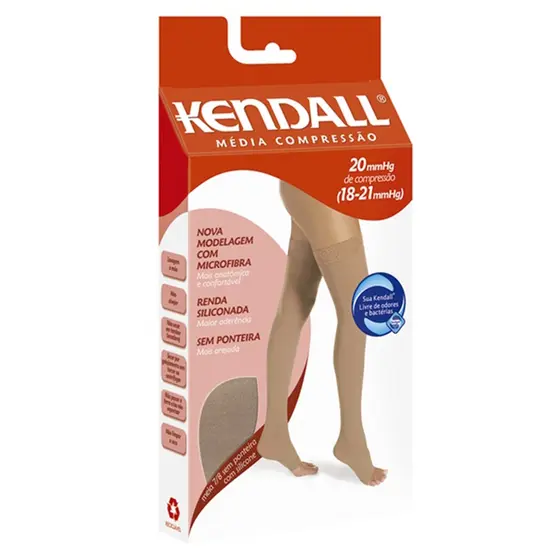 Meia 7/8 kendall média compressão sem ponteira