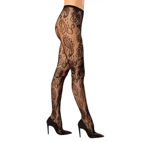 Meia Calça Loba Rendada Arrastão Psicodélica Ref 5187-001