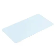 Mouse Pad Grande Couro Azul Bebê Feltro Costurado Básico