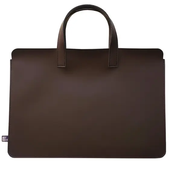 Sacola com Alça Pasta Para Notebook Couro Marrom Premium