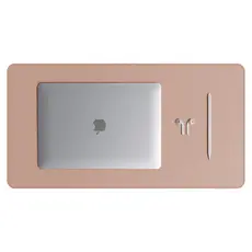 Mouse Pad Grande Couro Sintético Nude