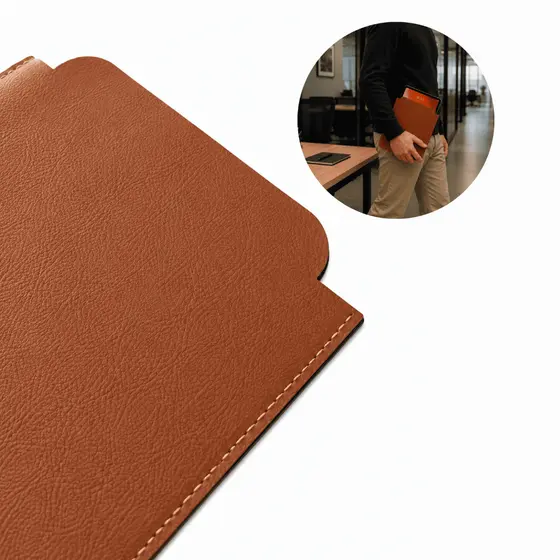 Capa Case Para Tablet Ipad Couro Ecológico Caramelo