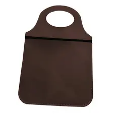 Lixeira Porta Lixo para Carro Elegante Marrom