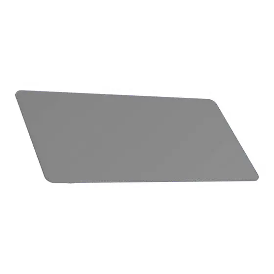 Mouse Pad Padrão Couro Cinza Claro Feltro Costurado Básico