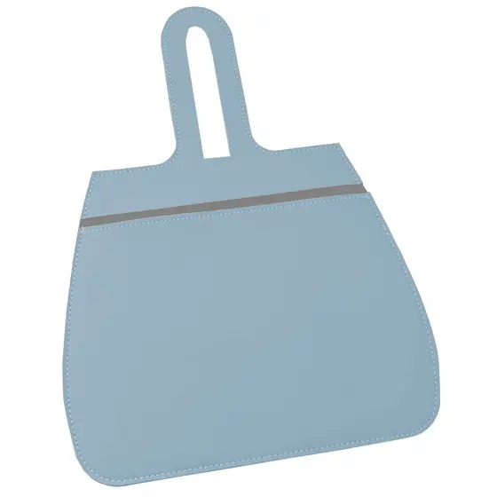 Porta Lixo Azul Bebê Lixeira Para Carro Couro Sintético
