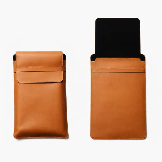 Capa Case para Monitor Portátil Couro Sintético