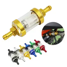 Filtro de Combustível  Gasolina para Moto Cg Bros Titan Fazer Universal Esportivo Metal