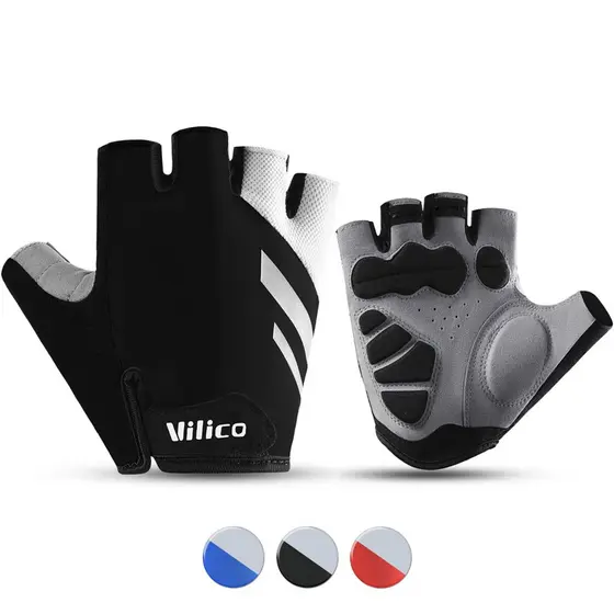 Luva Para Ciclismo Ciclistas Bike Bicicleta Speed Mtb Masculina Feminina Refletiva