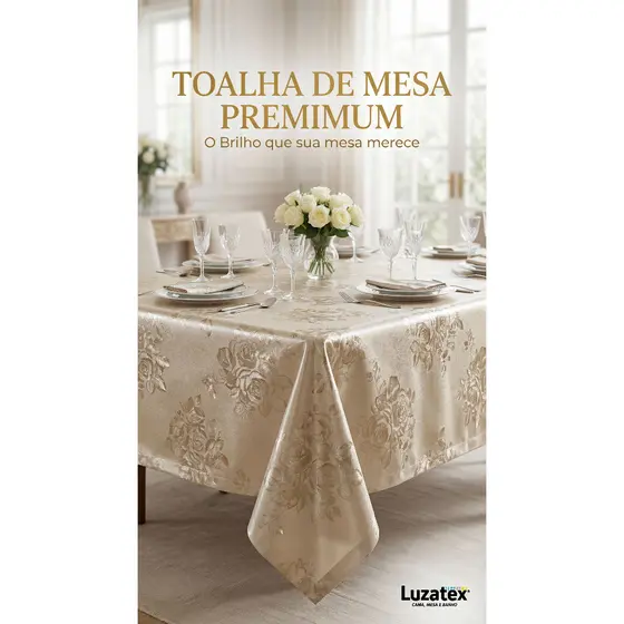 TOALHA DE  PVC BRILHOSA PARA MESA
