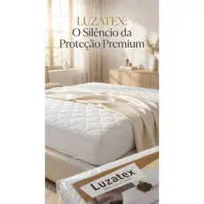 Protetor de Colchão Impermeável Luzatex Matelassê C/ Elástico Solteiro Casal Queen King