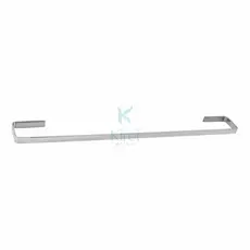 Porta Toalha Banho Quadrado  Inox Suporte Toalheiro Reto